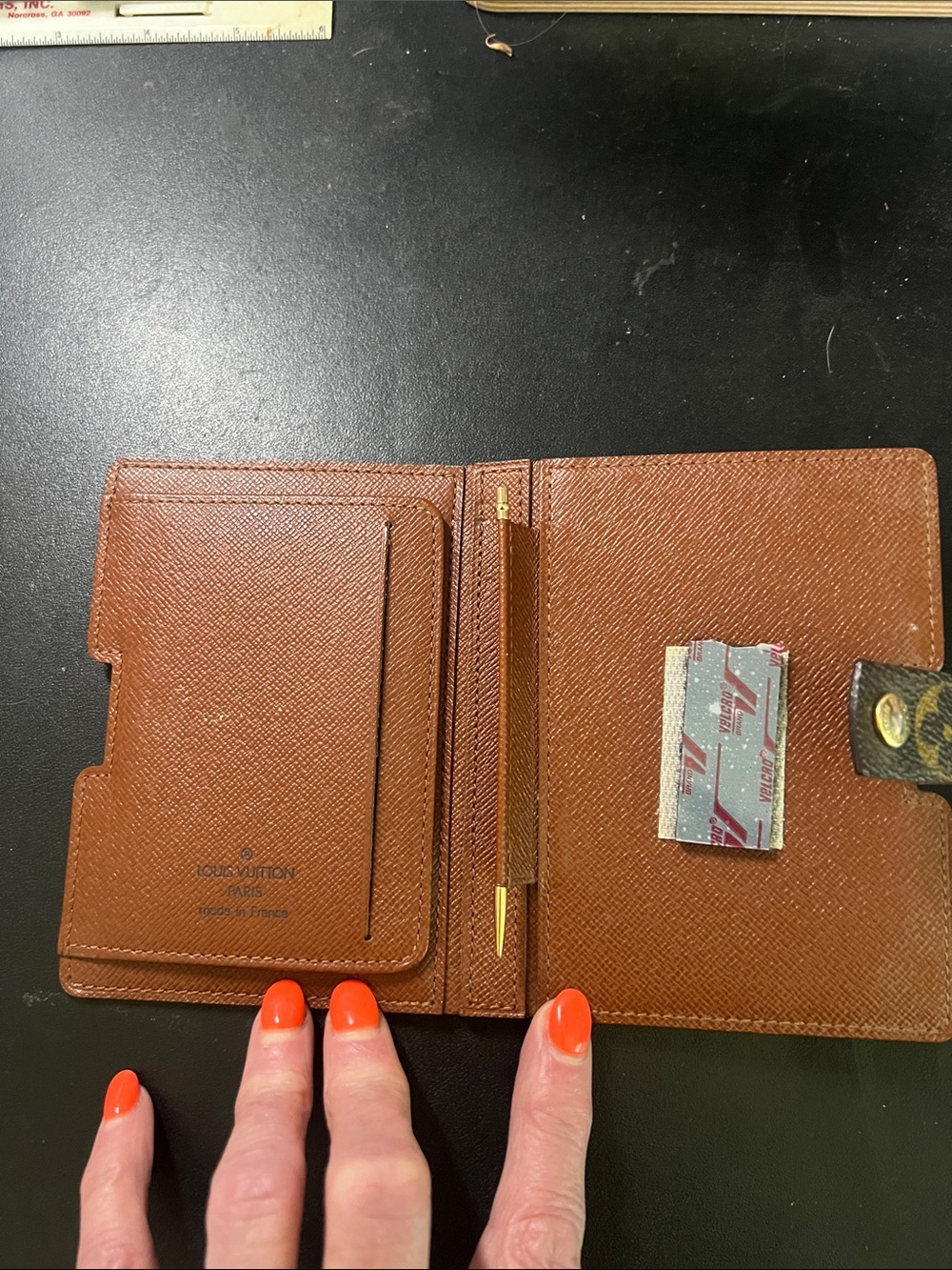 Authentic Vintage Louis Vuitton Brown Monogram Wallet (phone/other electronic) - Picture 5 of 11